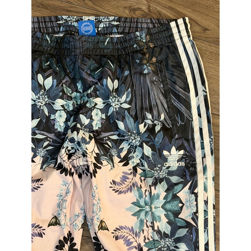 adidas Originals Romantic Woods Florera Track Pants Flared Leg Women's Large - Picture 2 of 4